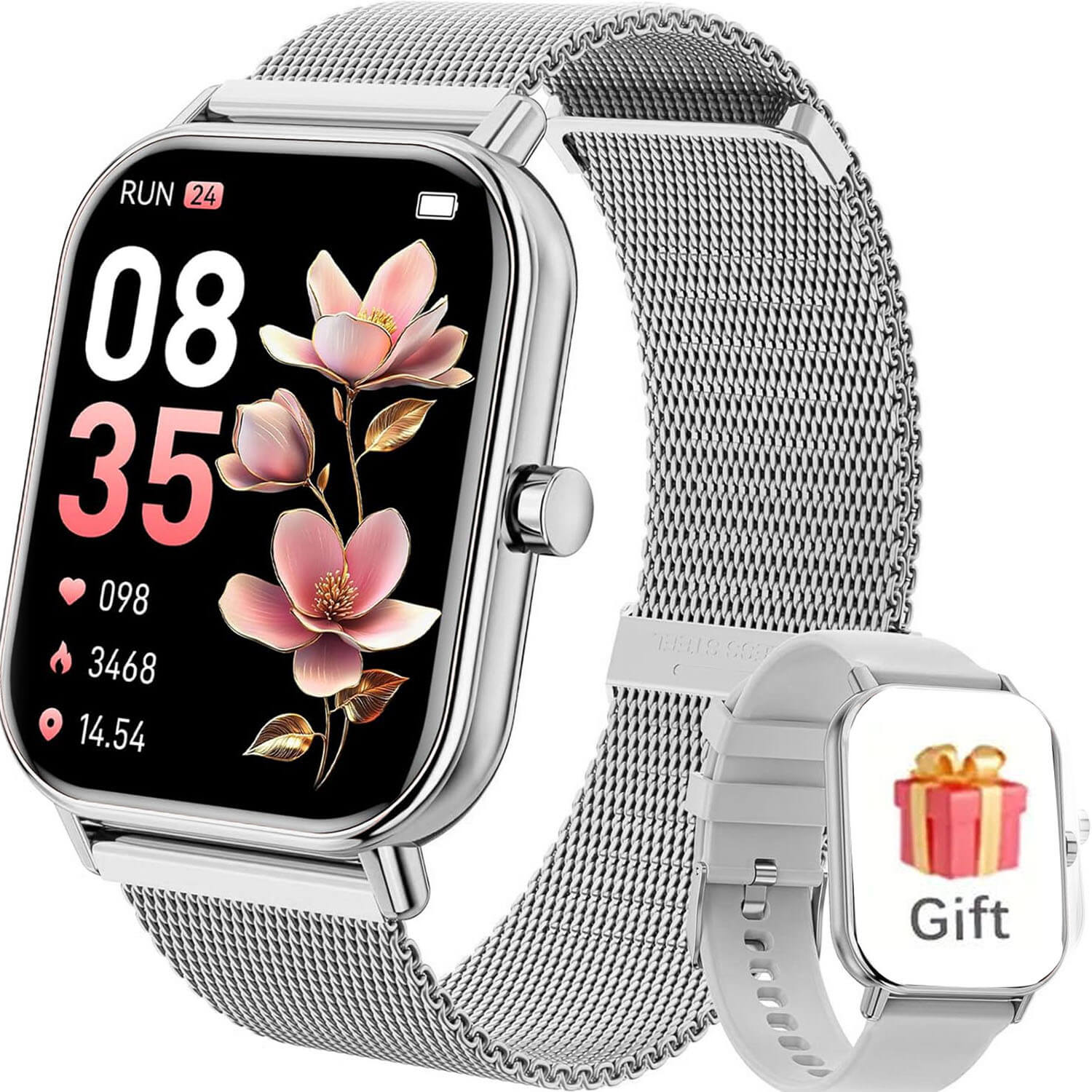 Strengthsphere Kids Smart Watch Phone 2G with fitness tracking and call features, stylish design.