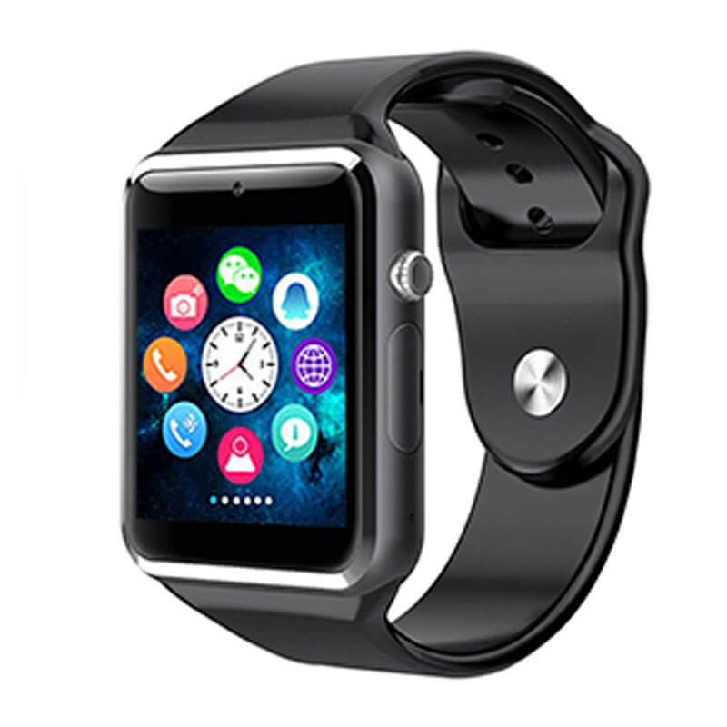Strengthsphere Kids Smart Watch Phone 2G with colorful touchscreen and black strap.