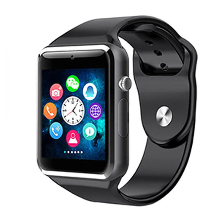 Strengthsphere Kids Smart Watch Phone 2G with colorful touchscreen and black strap.