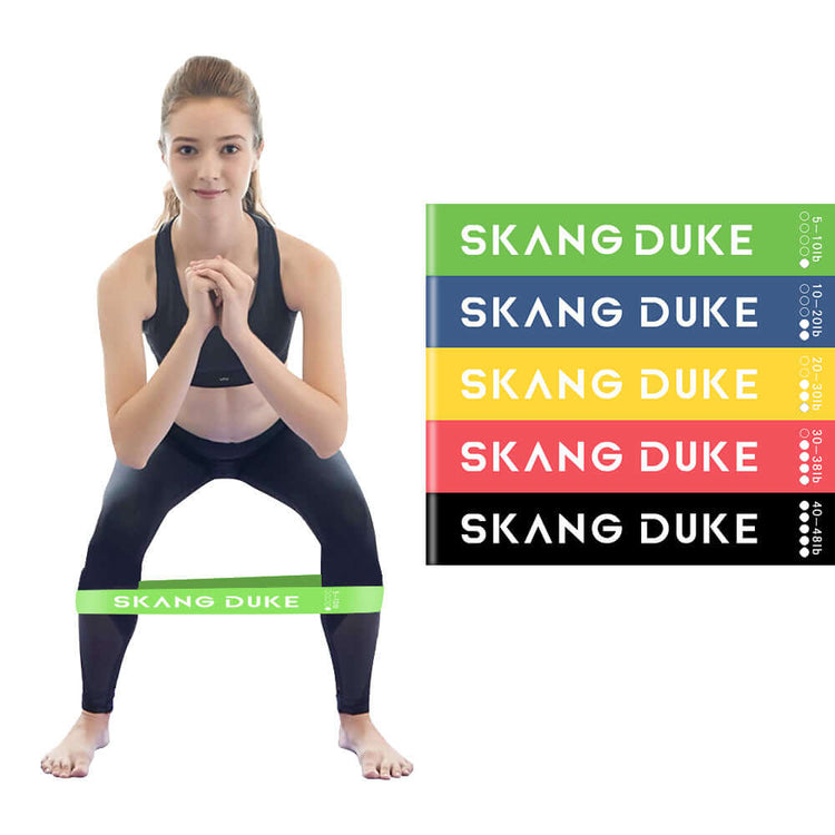 Strengthsphere 5 Level Resistance Bands Set for strength training and workouts with colorful bands.