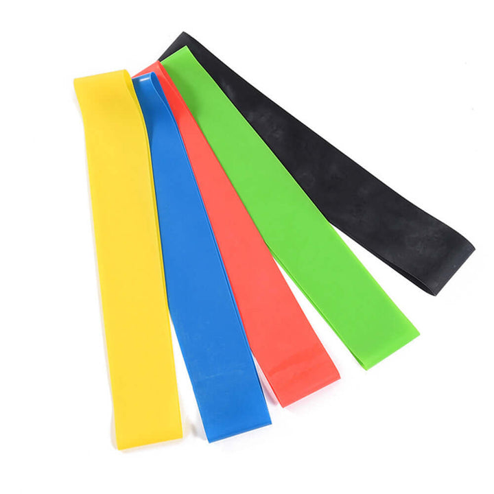 Strengthsphere 5 Level Resistance Bands Set in multiple colors for strength training and workouts
