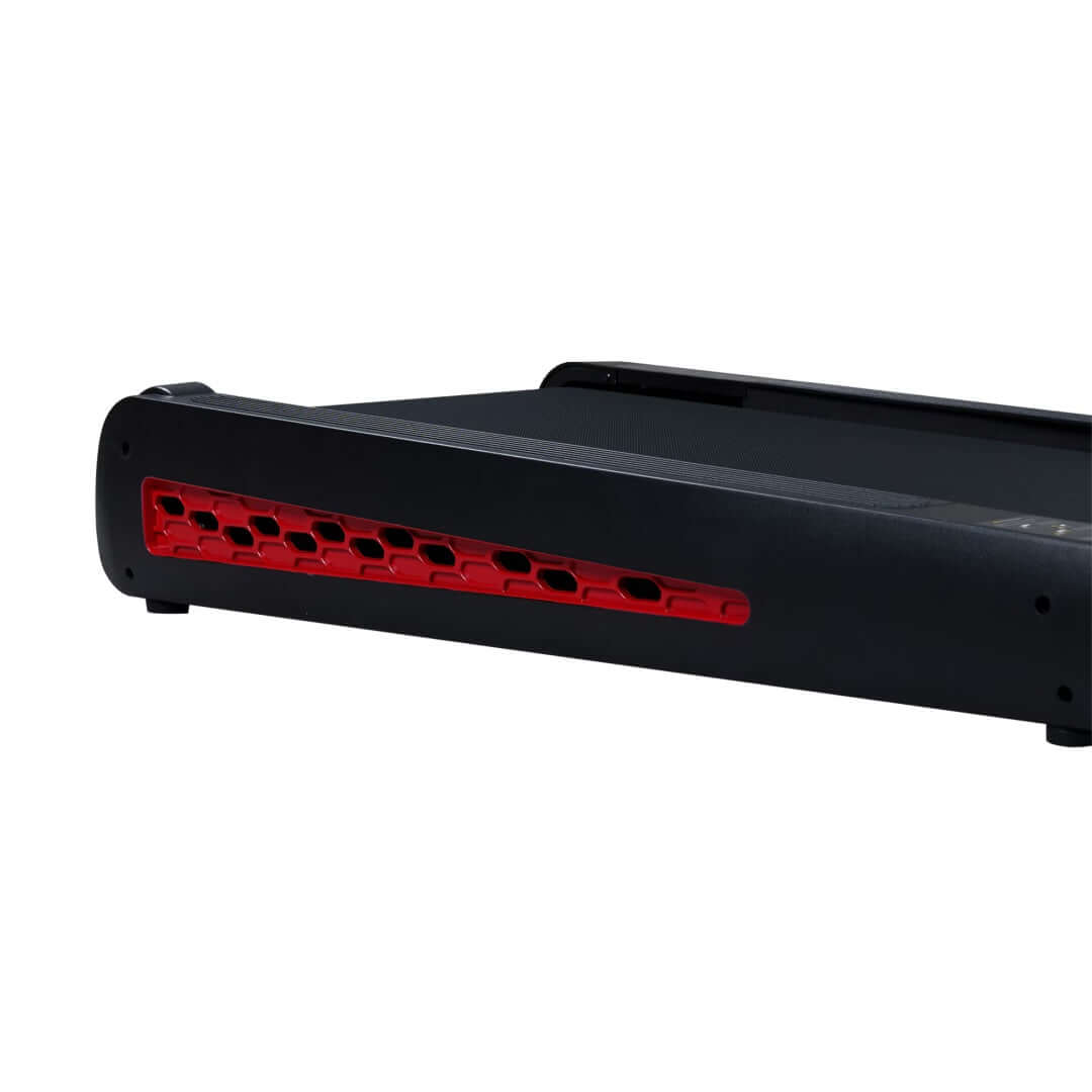 Strengthsphere Incline Walking Pad Treadmill side view highlighting the stylish design and ventilation.