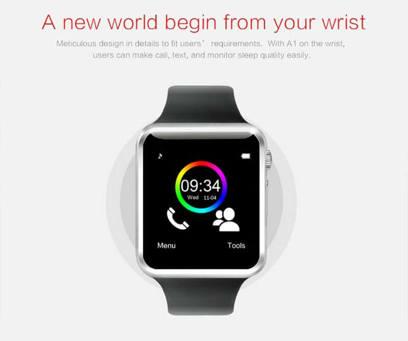Strengthsphere Kids Smart Watch Phone 2G displaying colorful interface with time and call options.
