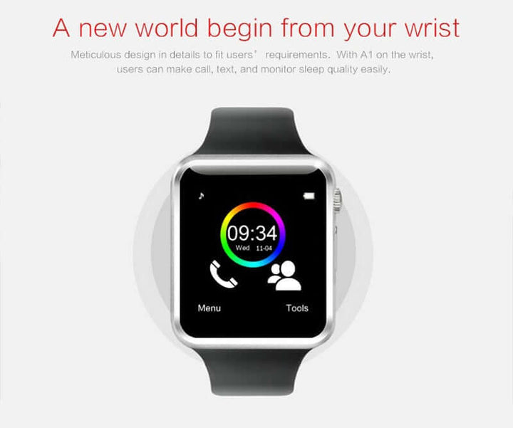 Strengthsphere Kids Smart Watch Phone 2G displaying colorful interface with time and call options.