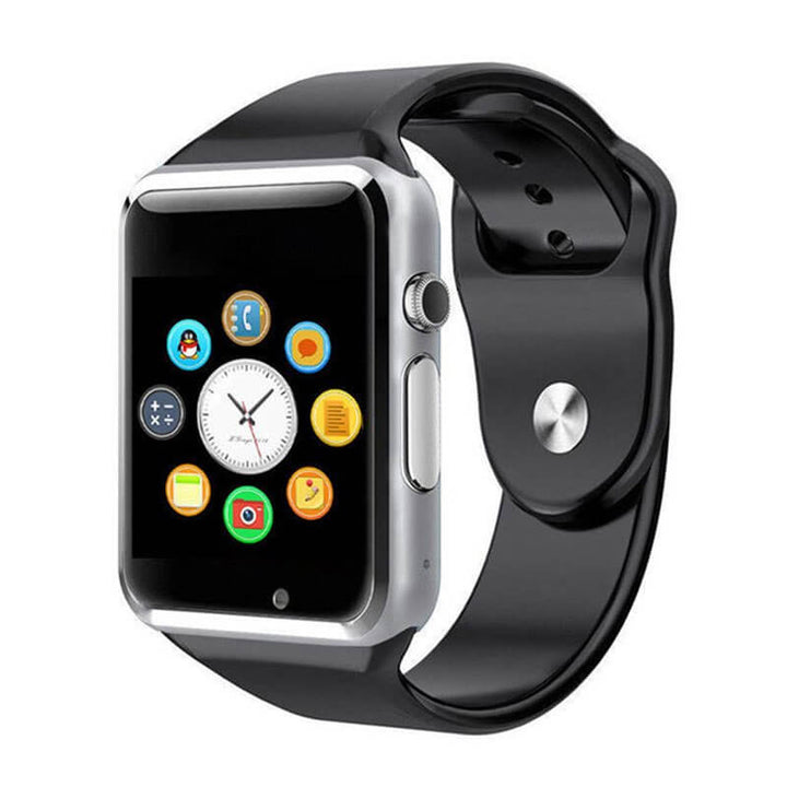 Strengthsphere Kids Smart Watch Phone 2G showing colorful icons and sleek design for children.