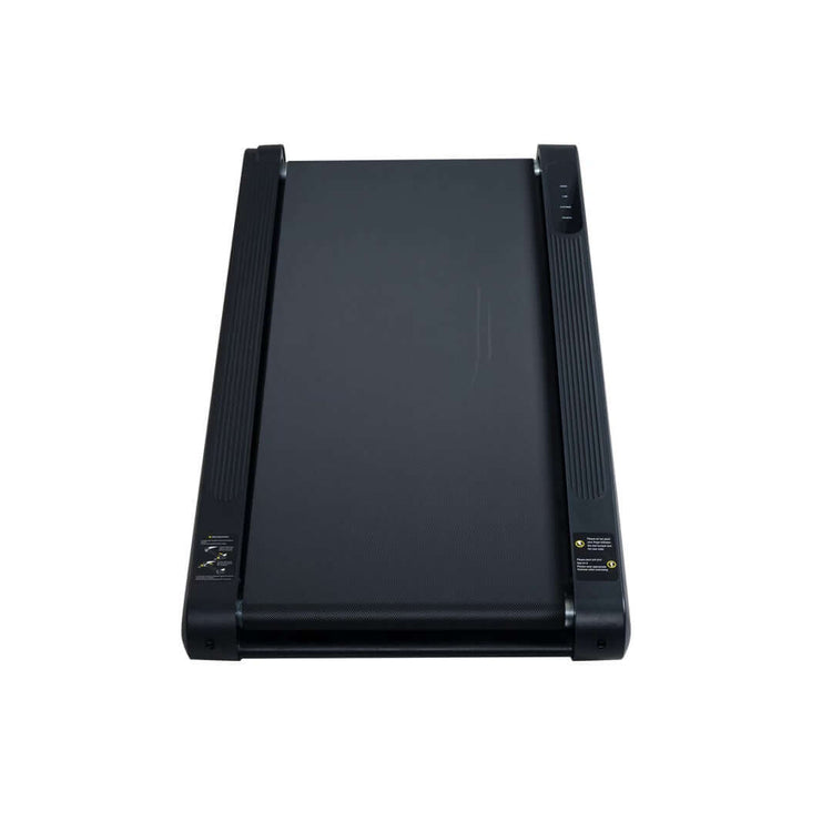 Strengthsphere Incline Walking Pad Treadmill flat design for home fitness, compact and portable, ideal for small spaces.