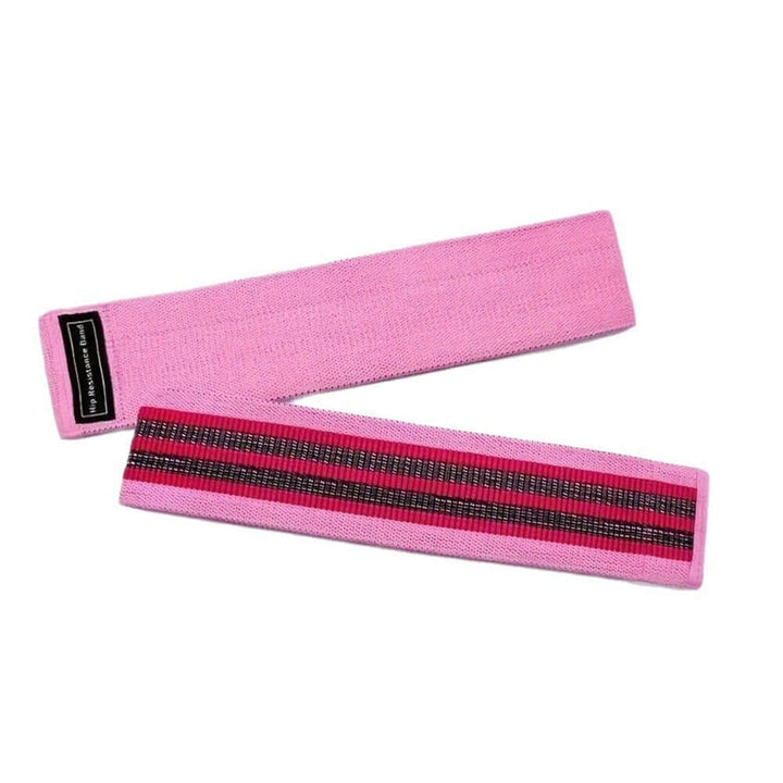 Strengthsphere 3 Pack Resistance Loop Bands in pink for effective workouts and strength training.