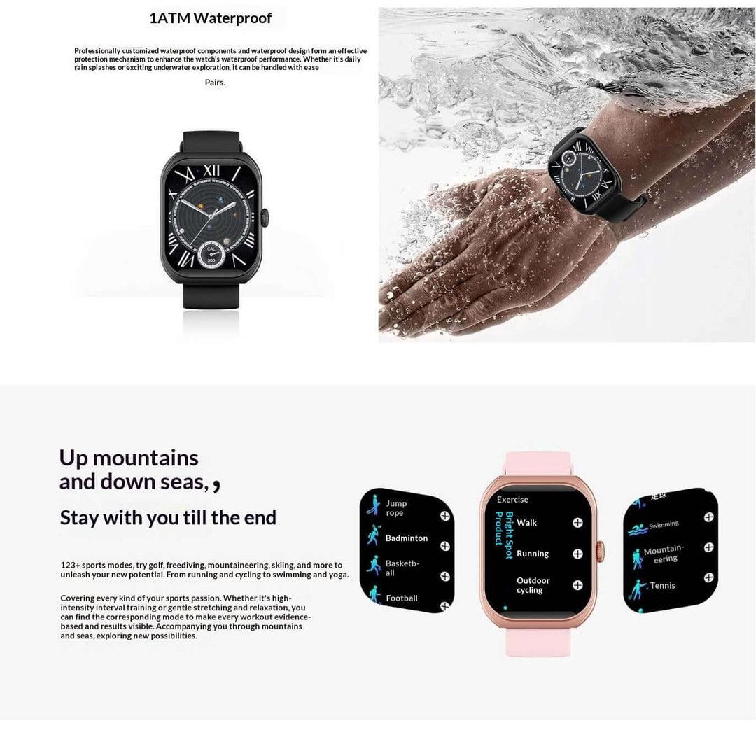 StrengthSphere Sports Fitness Smartwatch
