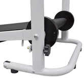 Strengthsphere Mini Foldable Treadmill Black close-up of frame and roller for effective portability and storage.