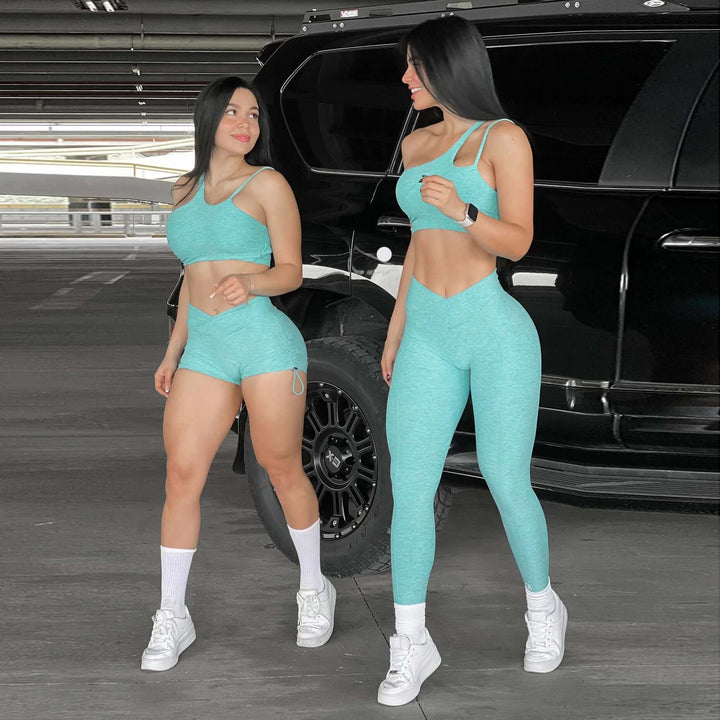 StrengthSphere Sports Bra Shorts Set