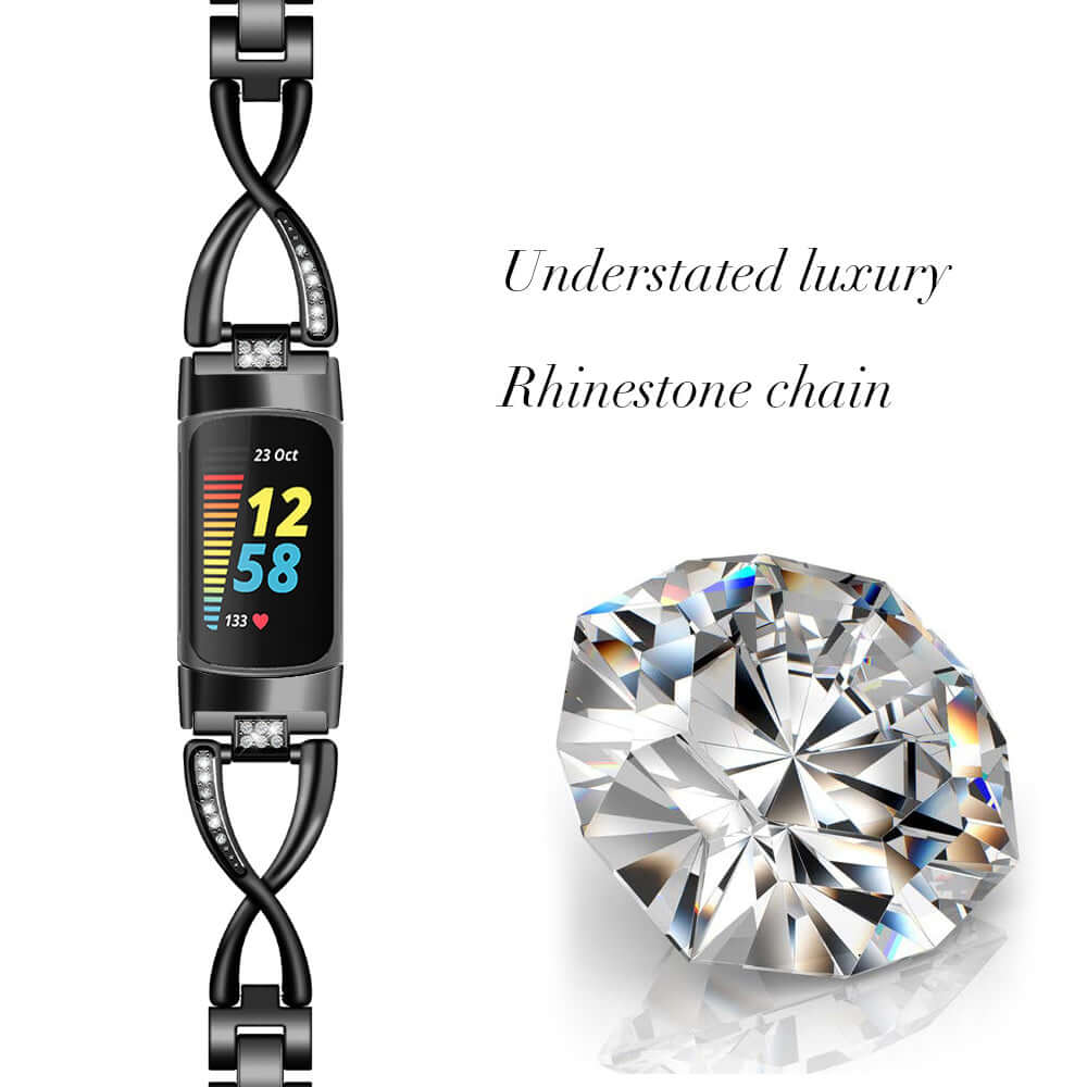 StrengthSphere Diamond Metallic Smartwatch Band