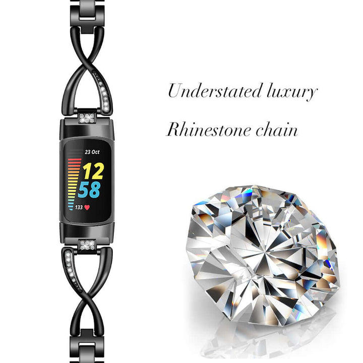 StrengthSphere Diamond Metallic Smartwatch Band