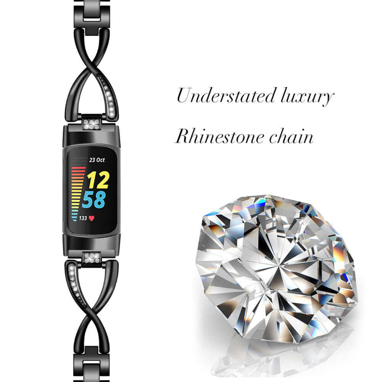 StrengthSphere Diamond Metallic Smartwatch Band